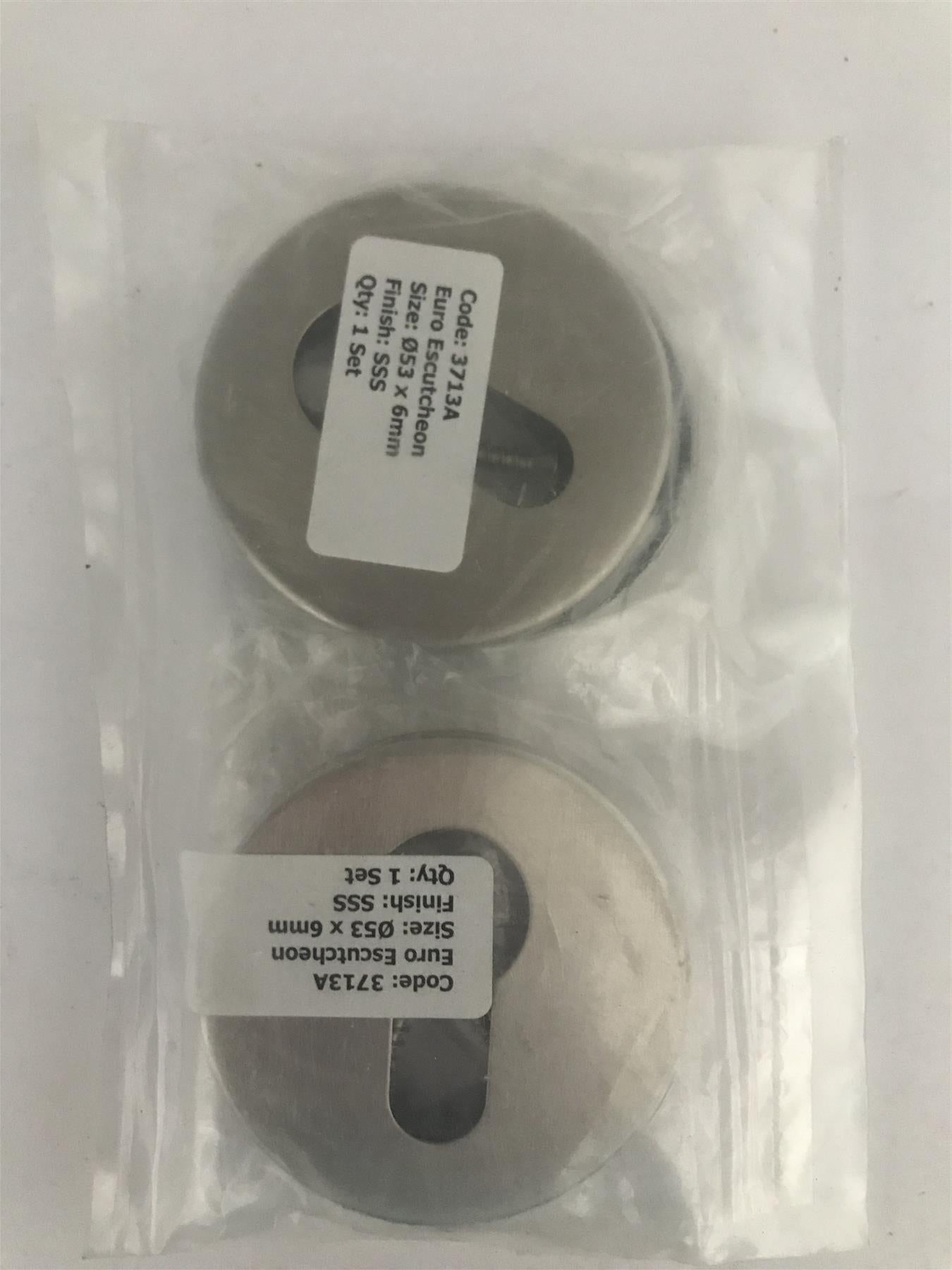 Euro Prodile Keyhole Escutcheon Stainless Steel  3713A 1 Set  69917108