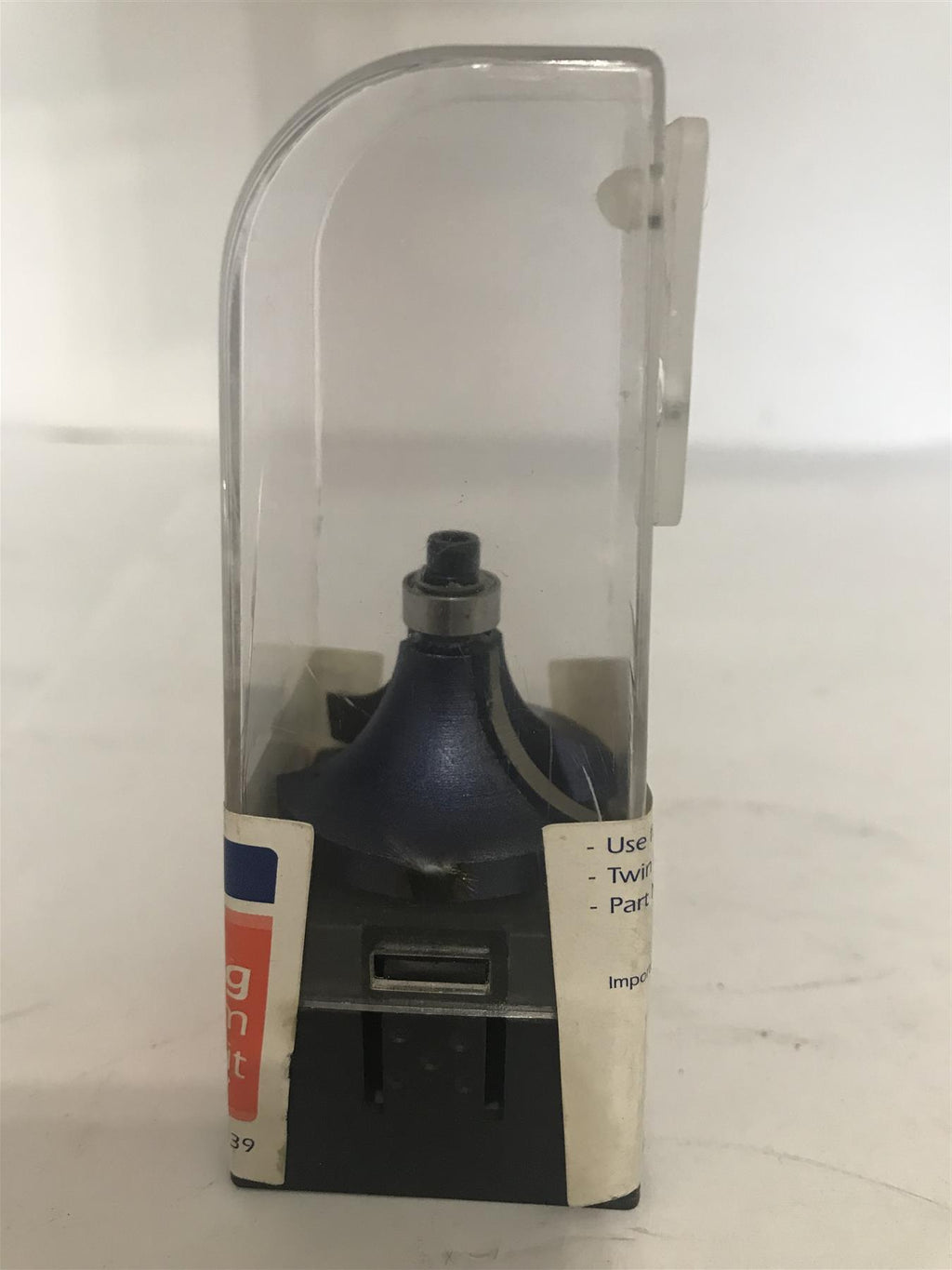 Draper 1/4" Beading 38 x 20mm TCT Router Bit 75339