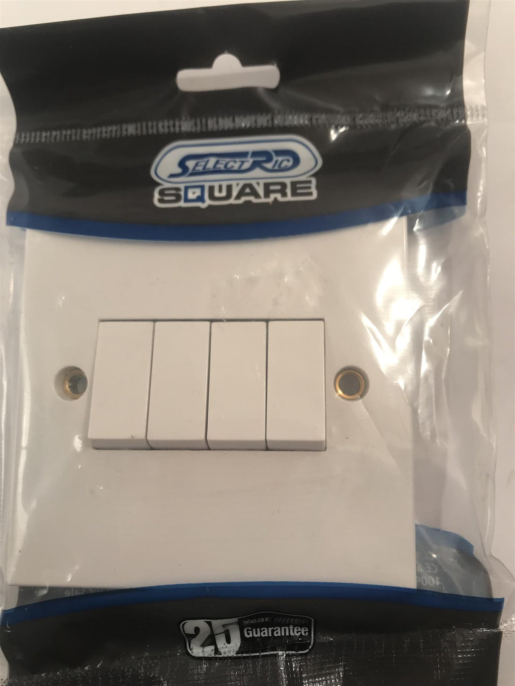 Selectric Square 4 Gang 2 Way (1Gang Plate) Switch  LG210