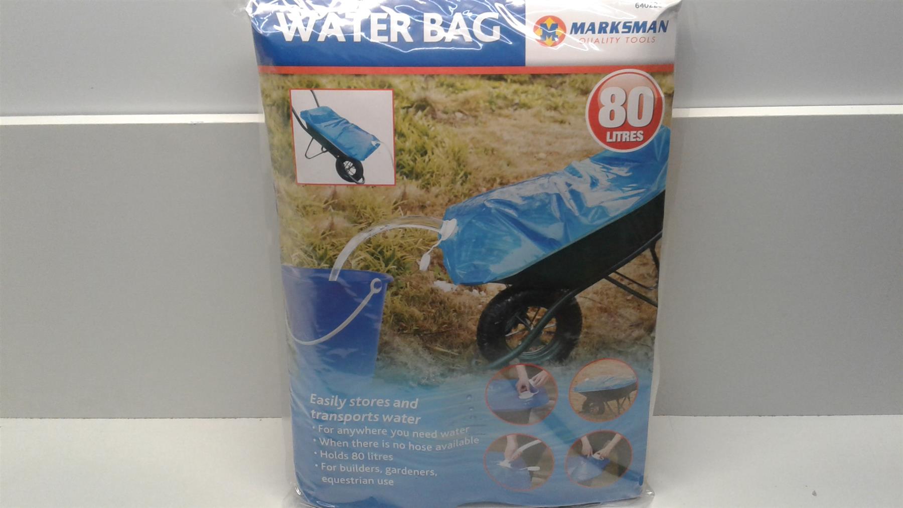 Marksman Large 80L Water Carrier Bag Builders Transporter Wheelbarrow Bag Store