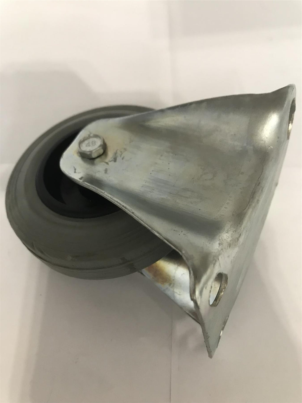 Fixman 873019 100mm Rubber Fixed Castor 70kg