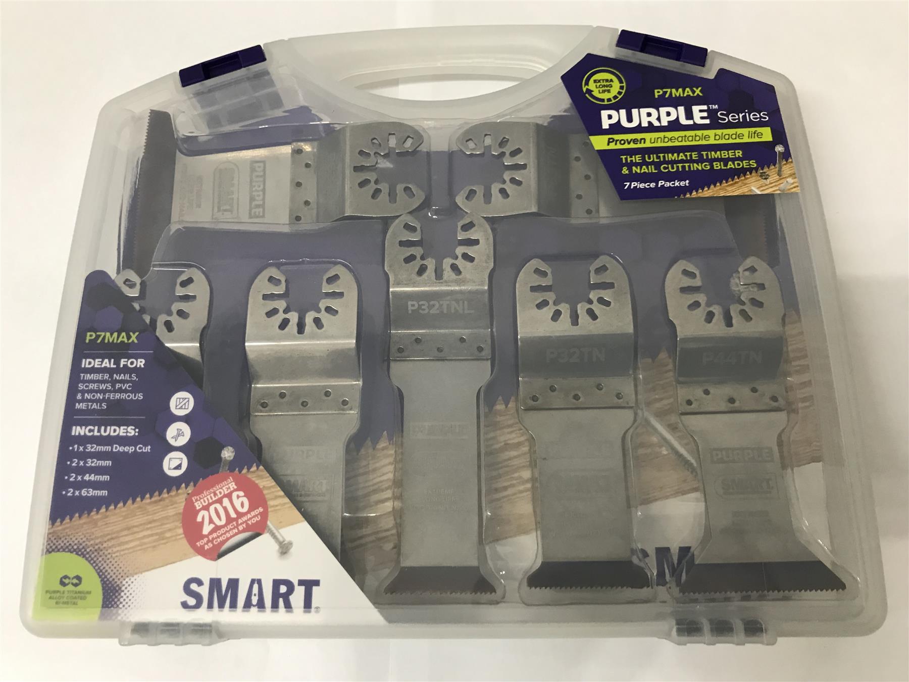 Smart P7MAX P7 MAX Purple Series 7 Piece Titanium Alloy Bi-Metal Set