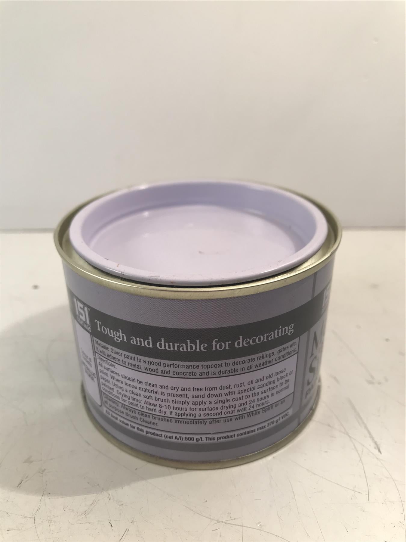 151 Coatings  Metallic Silver Paint 180ml