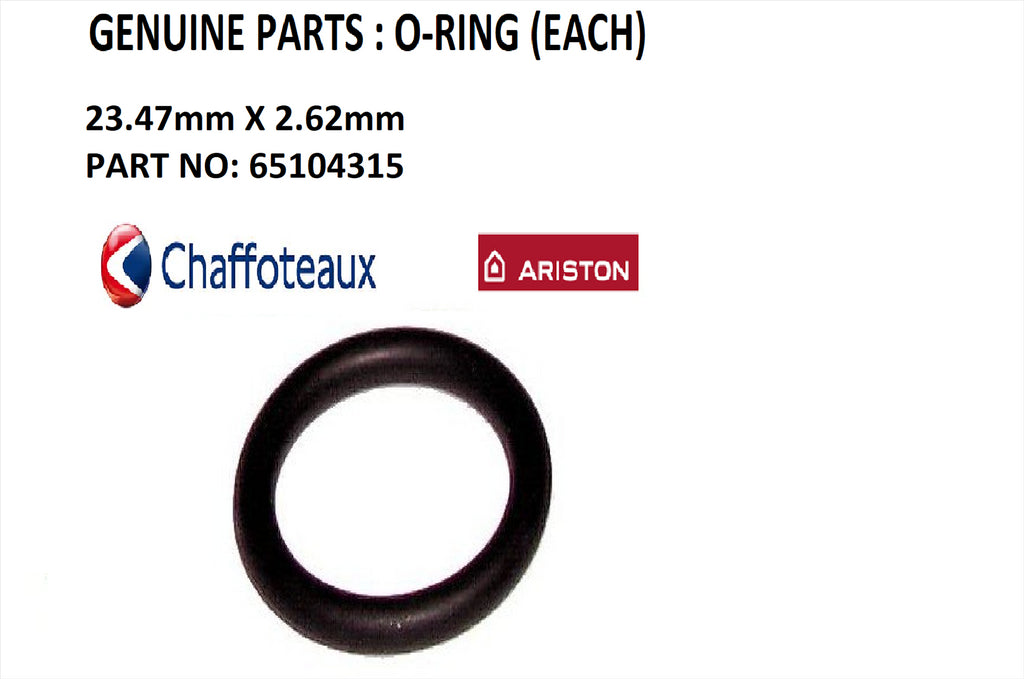 NEW ARISTON O RING JOINT TORQUE 65104315 23.47X2.62mm