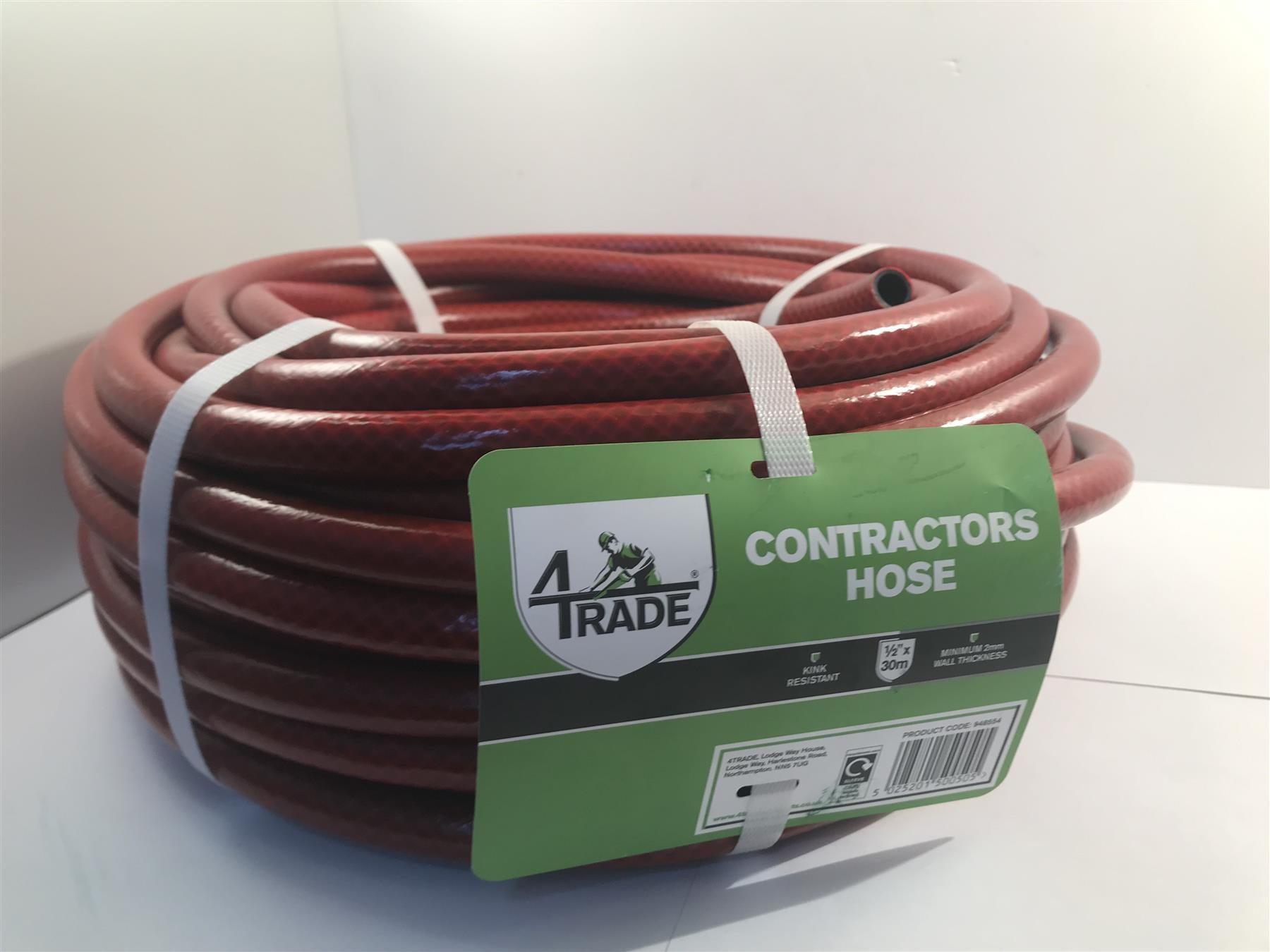 4Trade 1/2" x 30M Contractors Hose Kink Resistant  948554