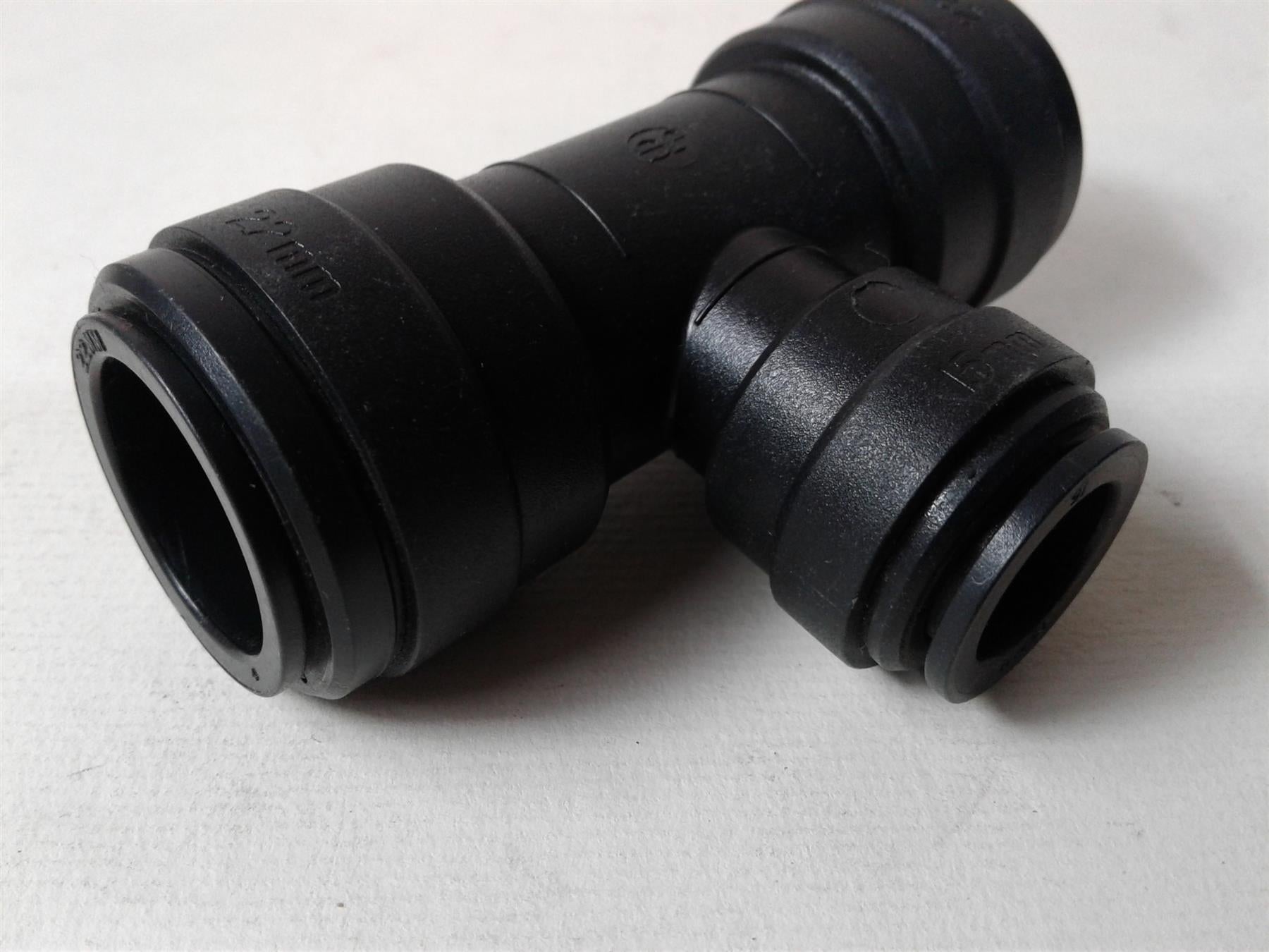 NEW JG PROLOCK BRANCH REDUCING TEE 22-22-15mm PM3022AE