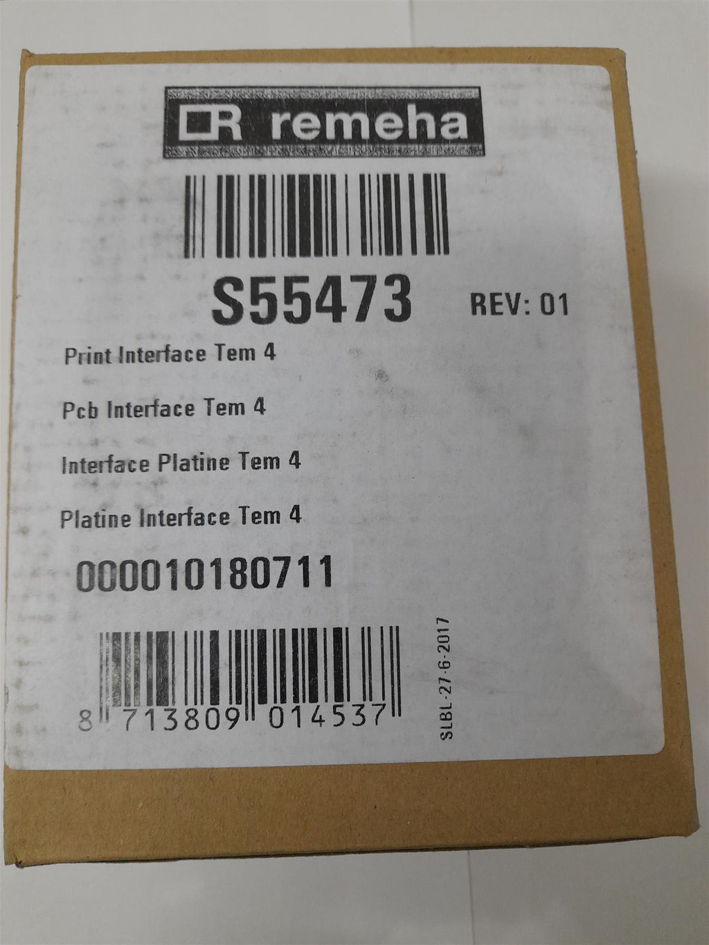 Remeha S55473 Board Interface Tem 4