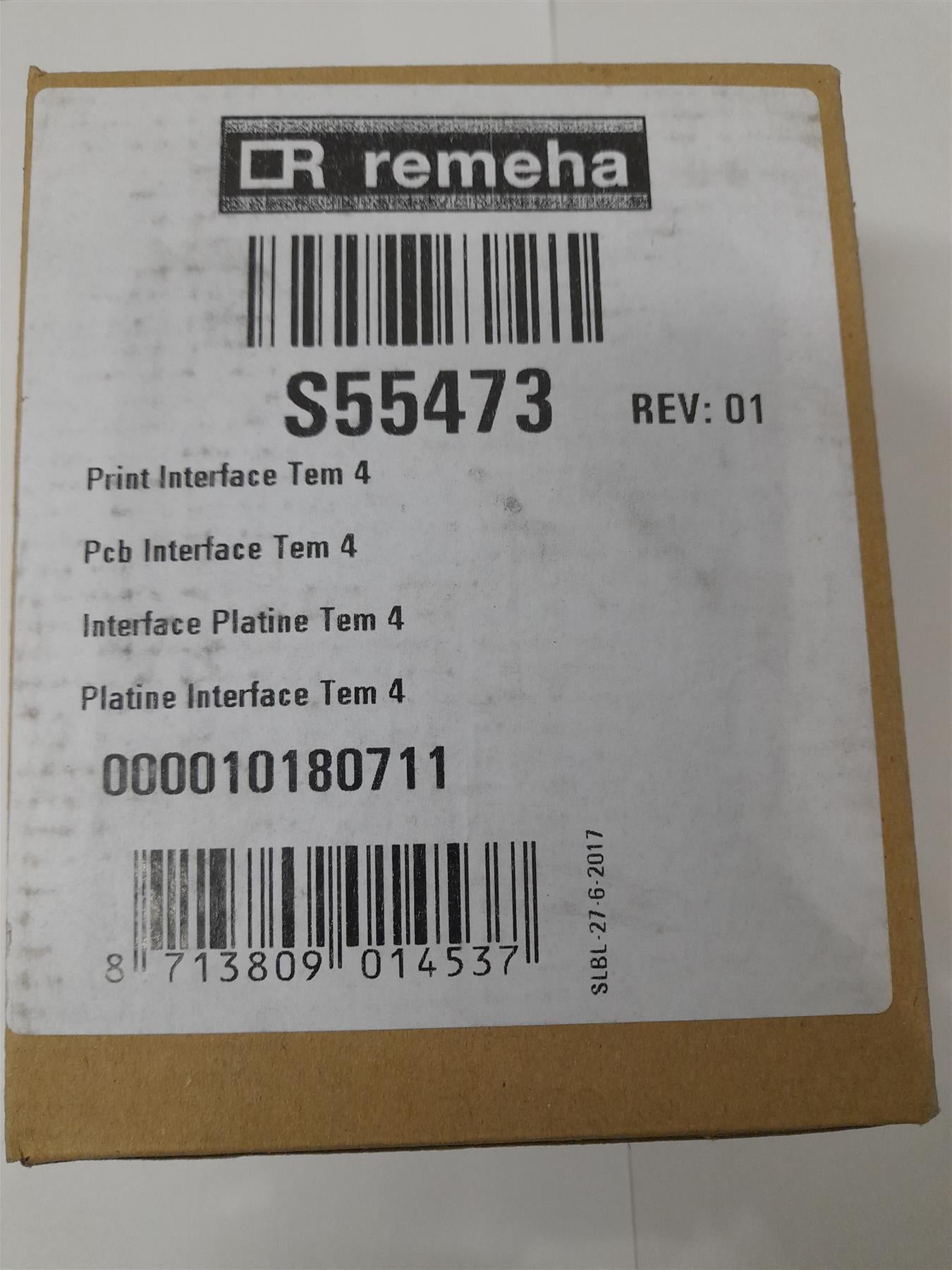 Remeha S55473 Board Interface Tem 4