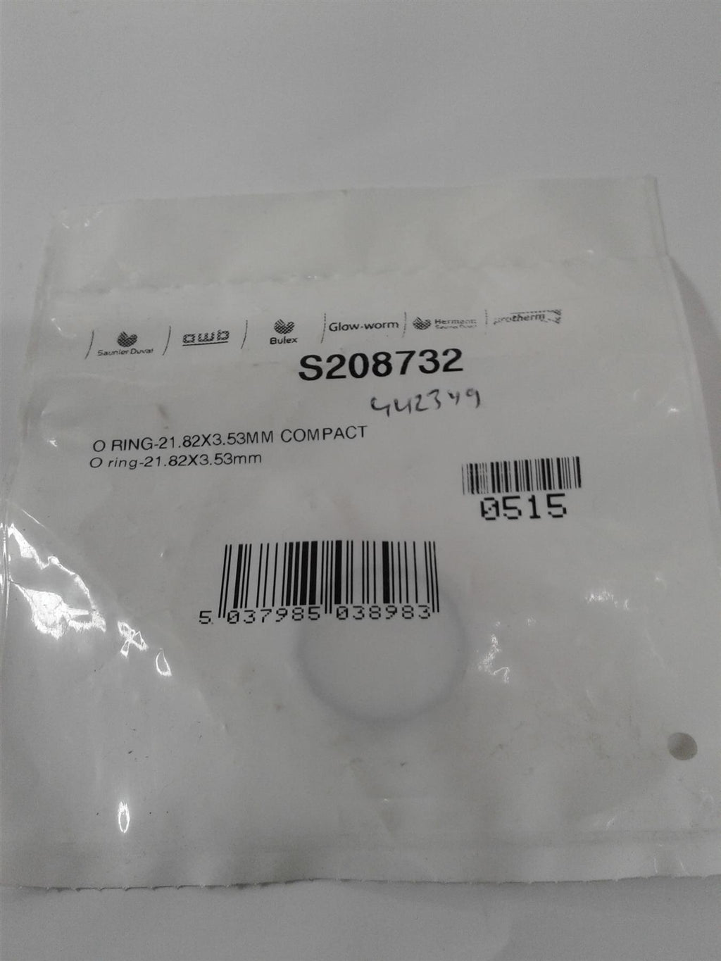 NEW GLOWWORM COMPACT ORING S208732