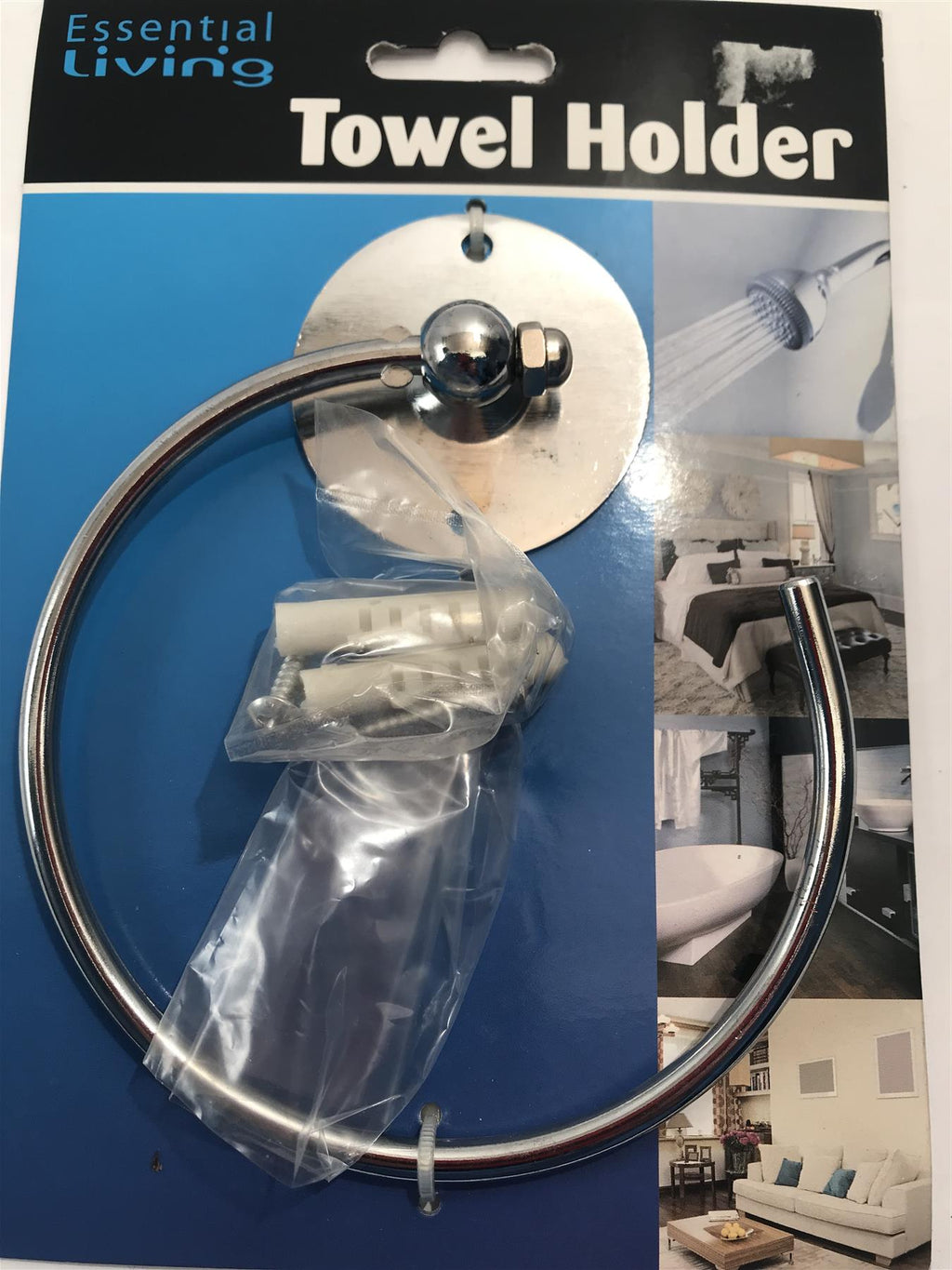 Essential Living Towel Ring Holder