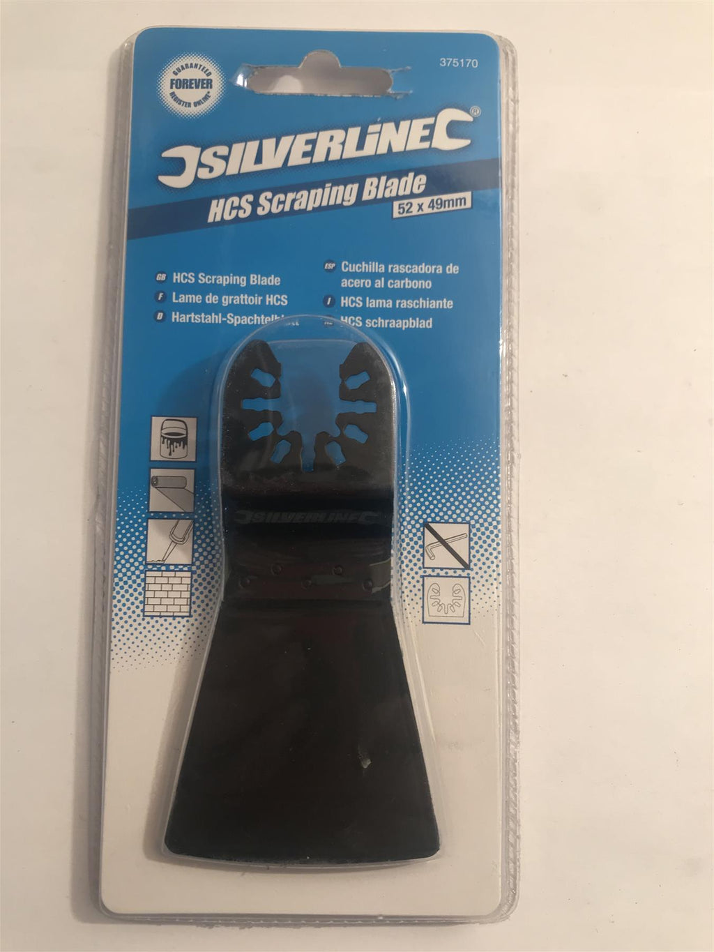 Silverline HCS Scraping Blade 52 x 49mm  375170