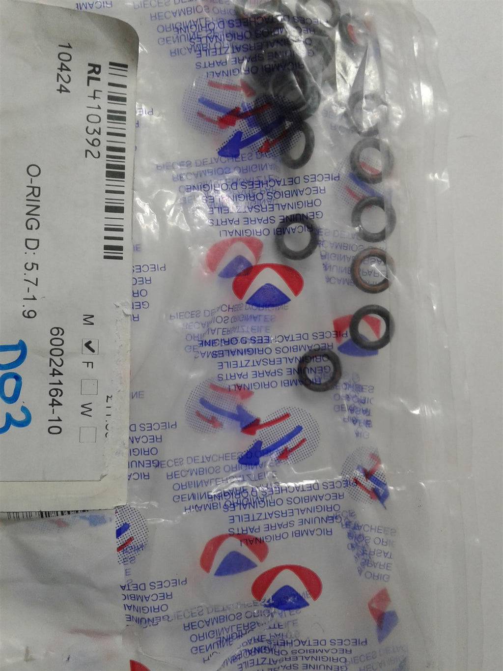 New RICAMBI CHAFFOTEAUX 60024164-10 O RING D: 5.7-1.9 (20 Pack)