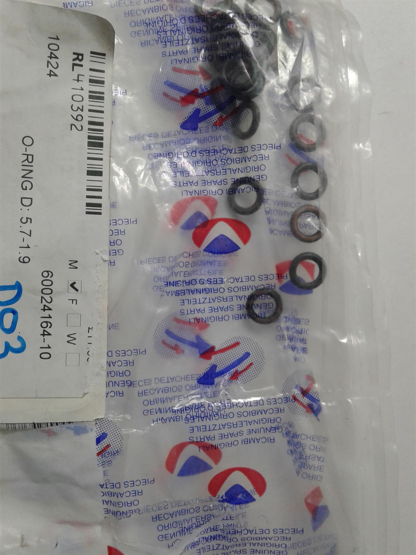 New RICAMBI CHAFFOTEAUX 60024164-10 O RING D: 5.7-1.9 (20 Pack)