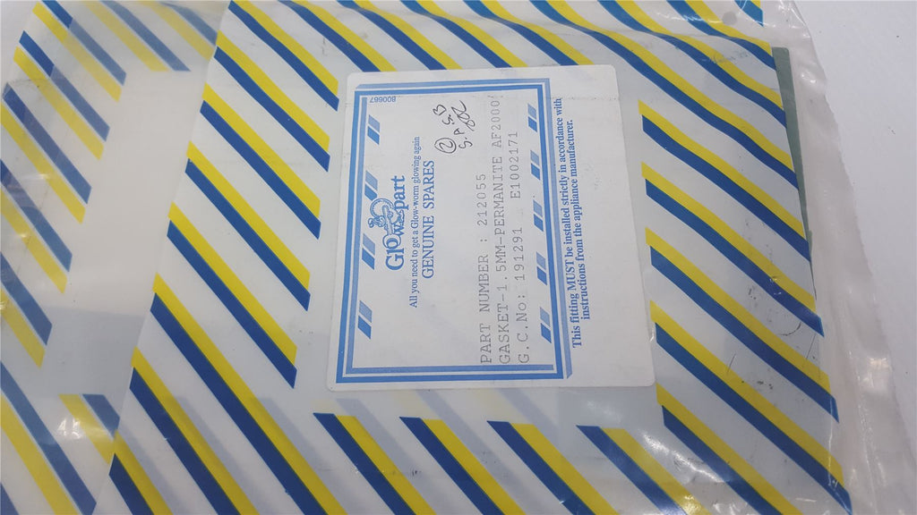 NEW GLOWWORM GASKET 212055