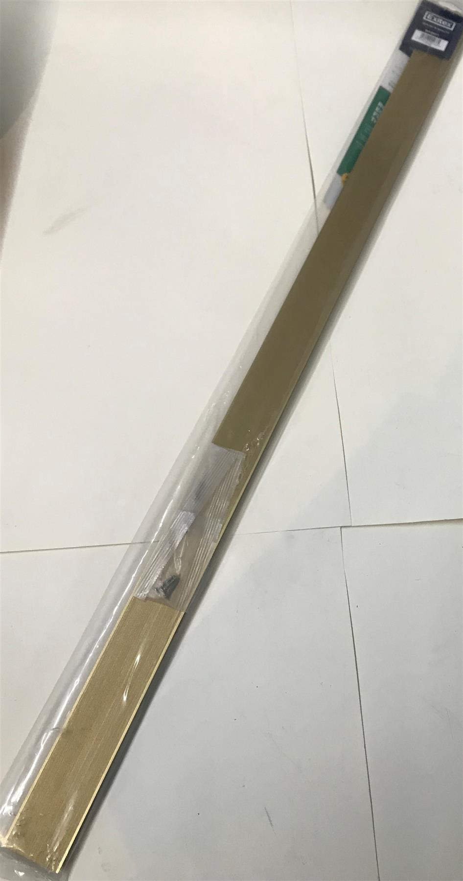 Exitex Double Edge Floor Trim Gold Adonised 914mm
