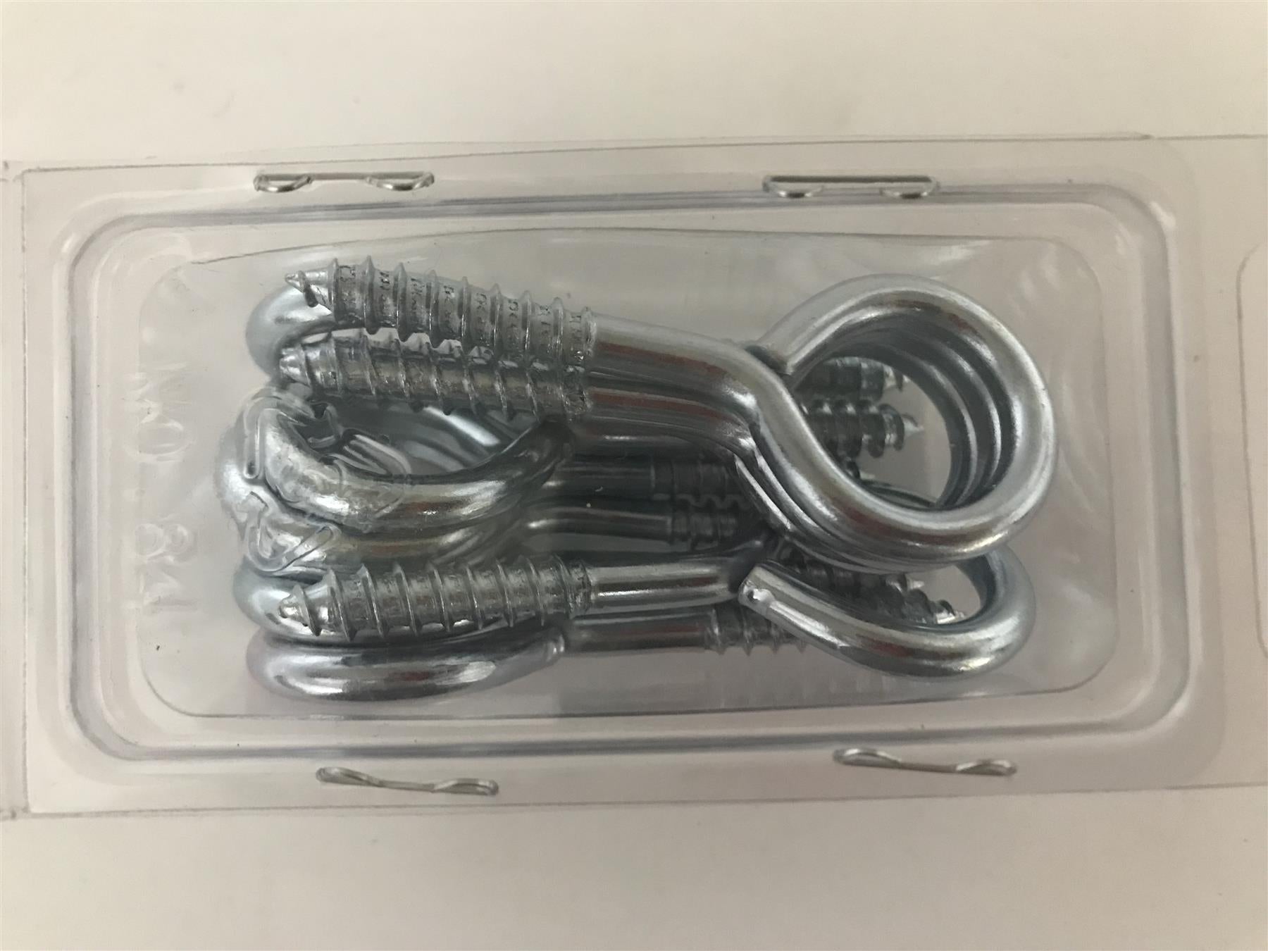 Screw In Eye Eyelet Hooks 65mm x 14g (Pack 10)
