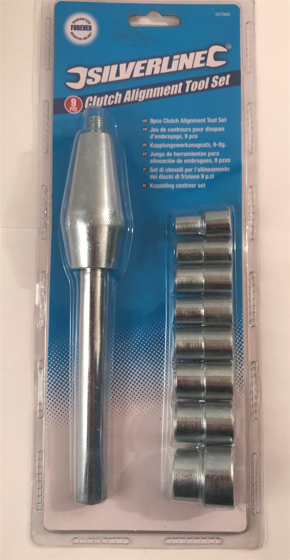 Silverline 9 piece Clutch Alignment Tool Set  357860
