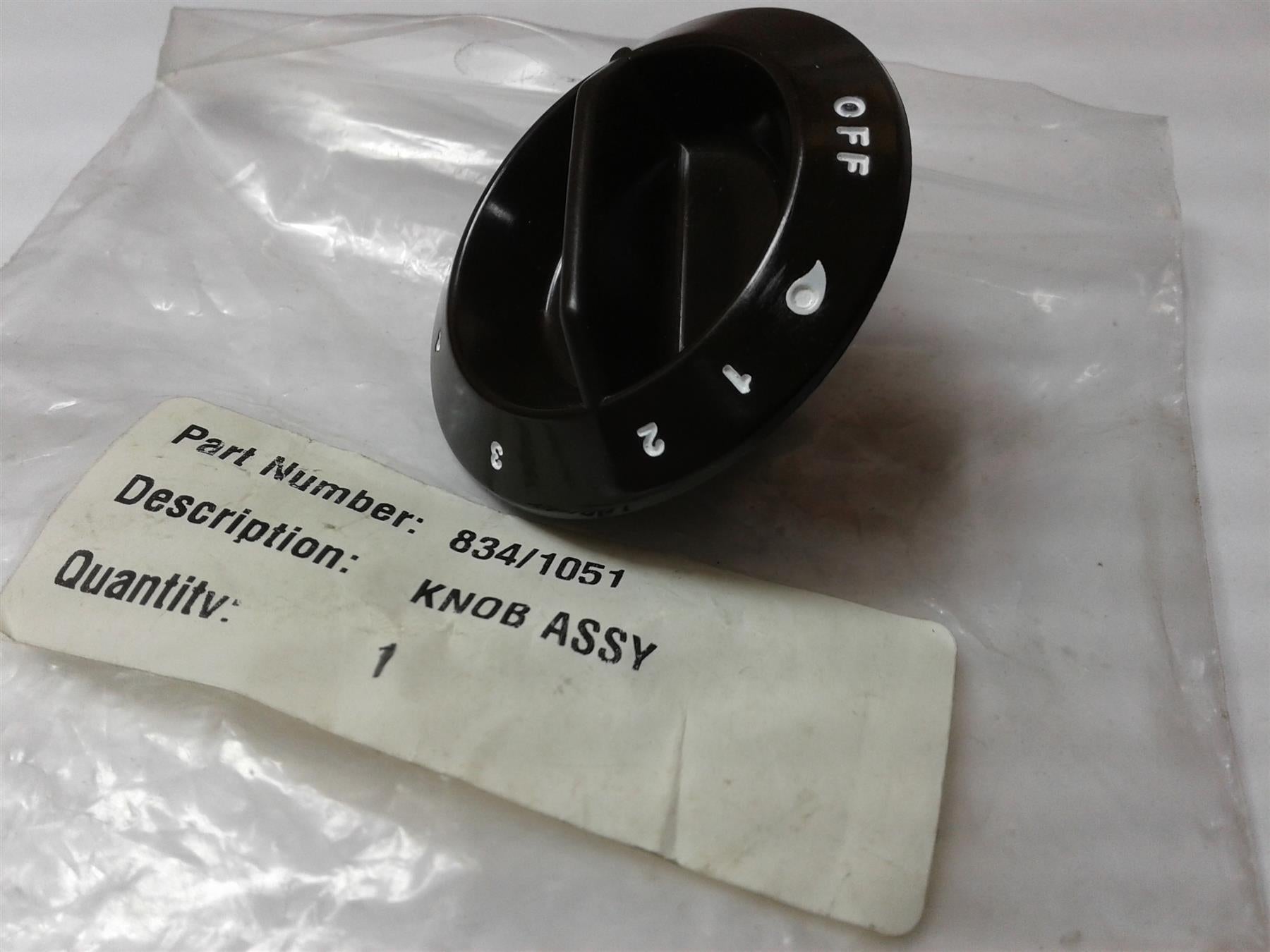 NEW Baxi Potterton Myson Control Knob BROWN 834/1051