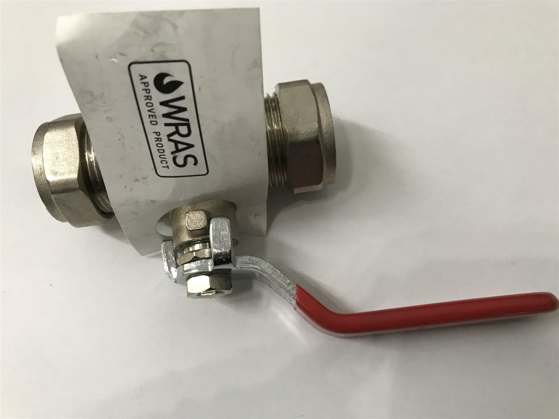 PlumbRight 22MM lever Ball Valve CXC Red
