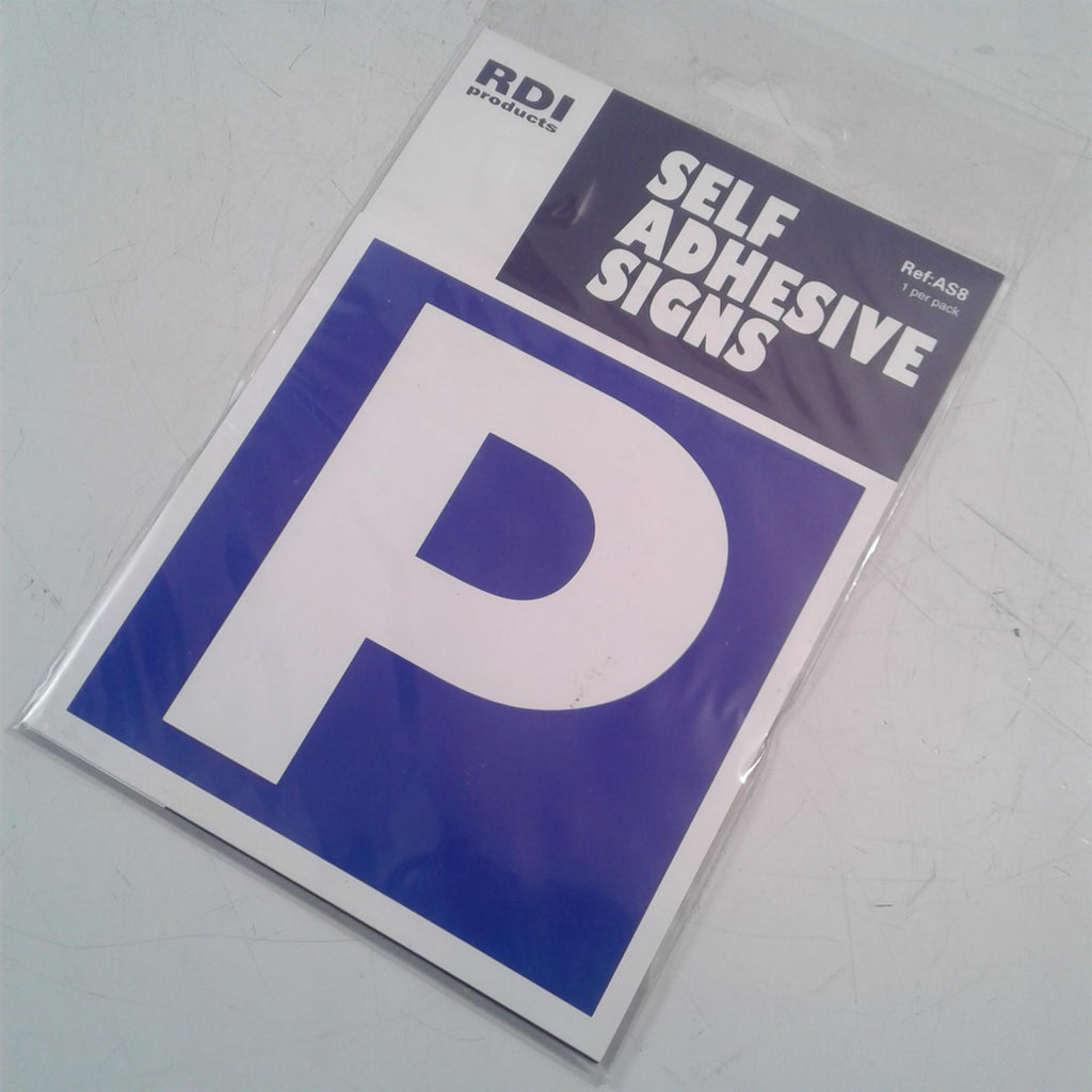 Parking Self Adhesive Sign 112 x 112mm