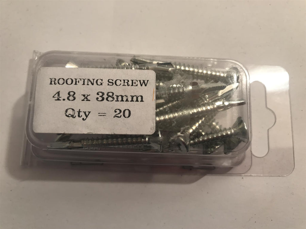 Roofing Screw 4.8 x 38mm (20 Pack)