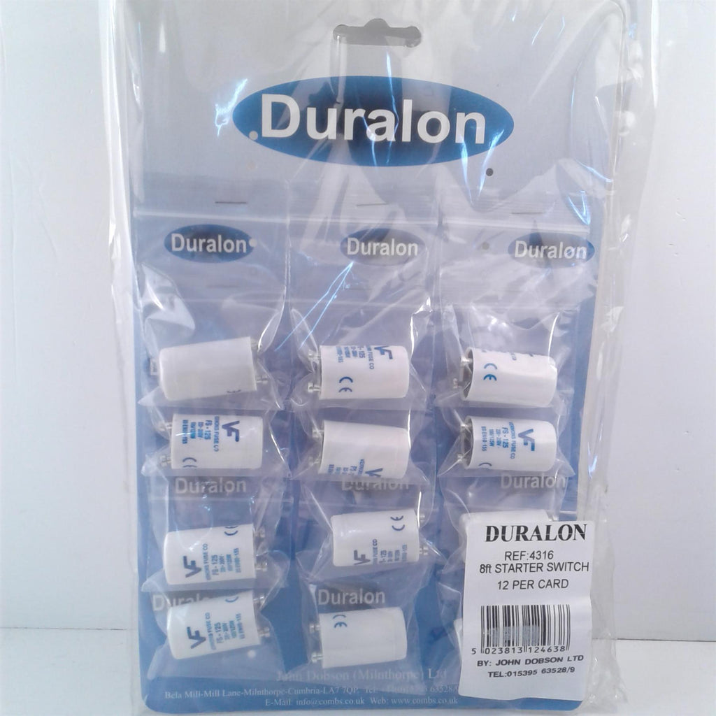 Duralon 8ft Tube Starter Switch (12 Pack)