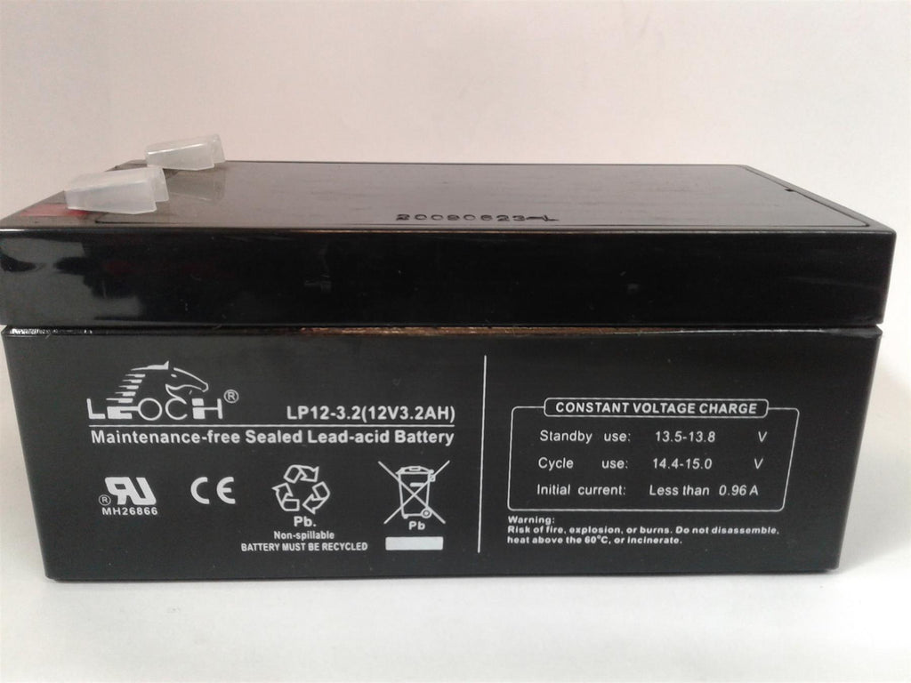NEW Leoch LP 12V 3.2 AH Sealed Maintenance Free Lead-Acid Battery LP12-3.32