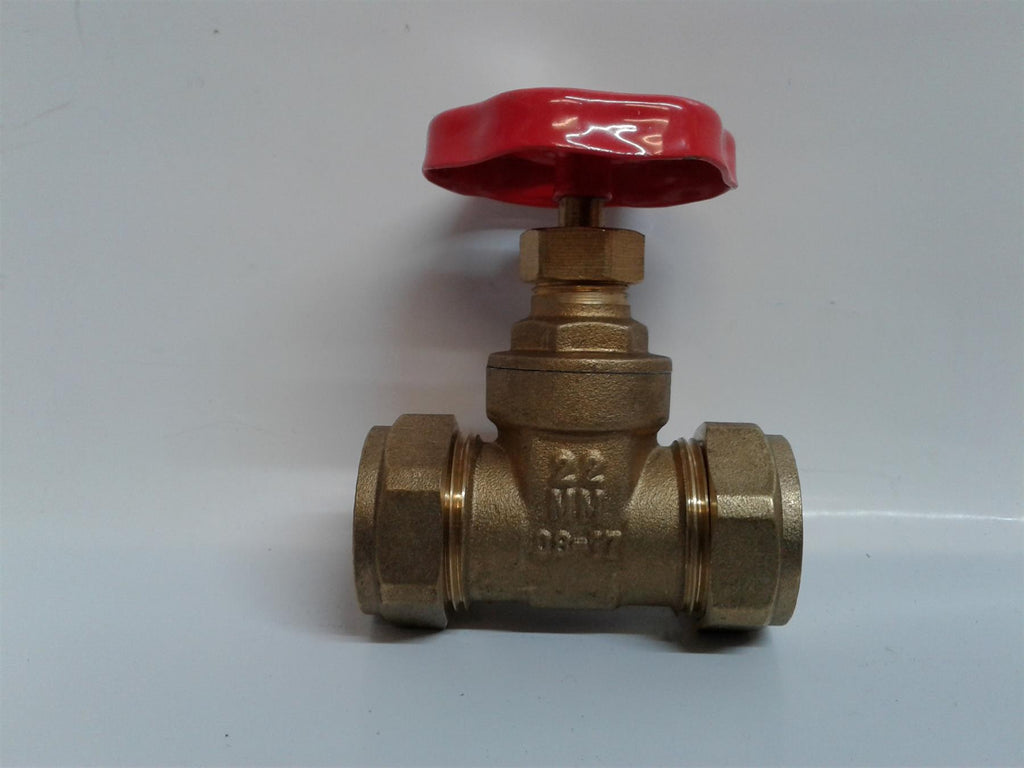 NEW WESTCO BRASS copper compression wheel head gate valvE 22mm MM 08-17