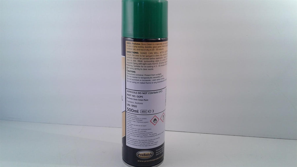 ProSolve Green Gloss Indoor Outdoor Wood Metal 500ml