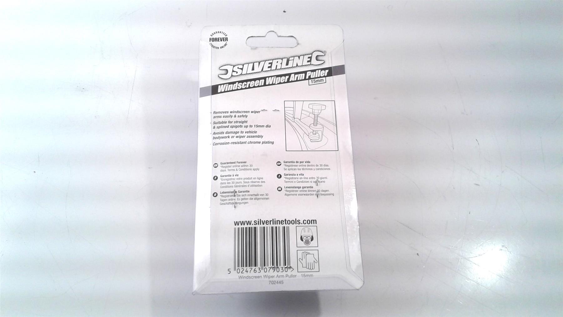 Silverline Windscreen Wiper Arm Puller 15mm 702445