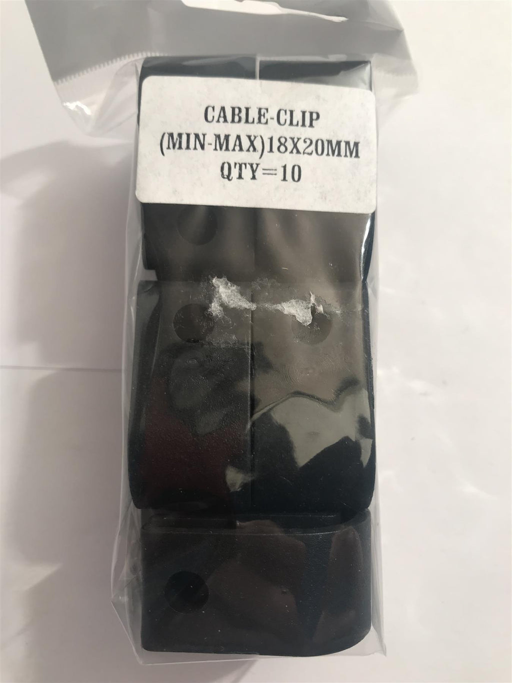 Cable Cleat (Min-Max) 18 - 20mm (10 Pack)