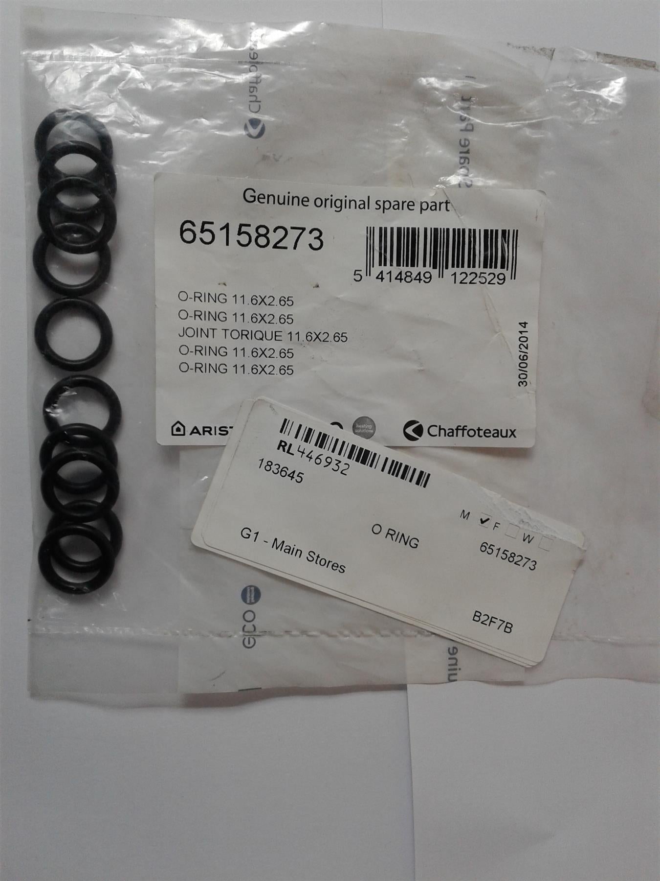 CHAFFOTEAUX 65158273 O RING