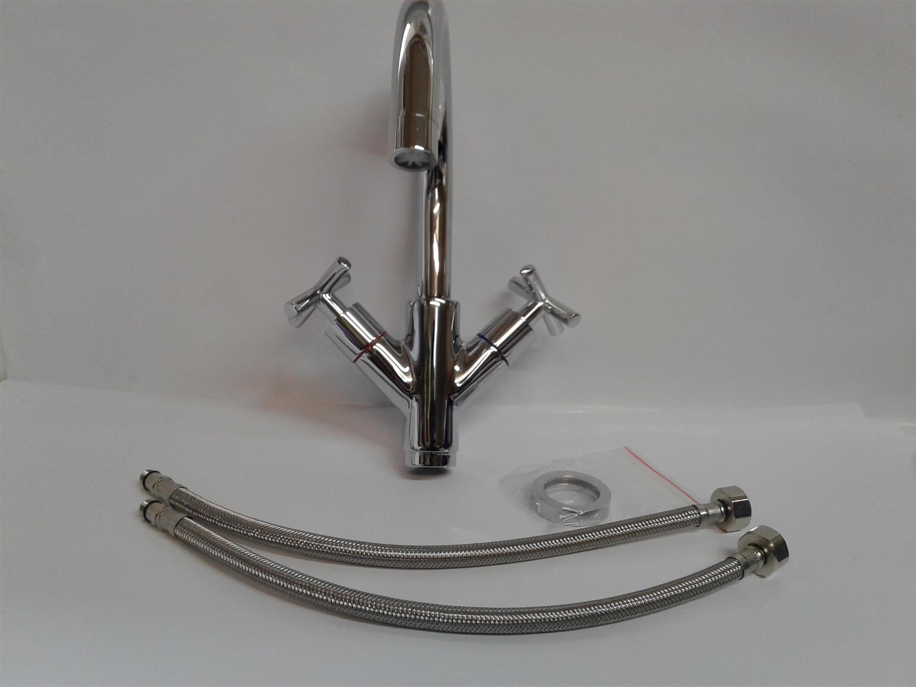 NEW TECHNIQUE QUARTZ MONO BASIN MIXER CHROME MODERN TAP - TAP024
