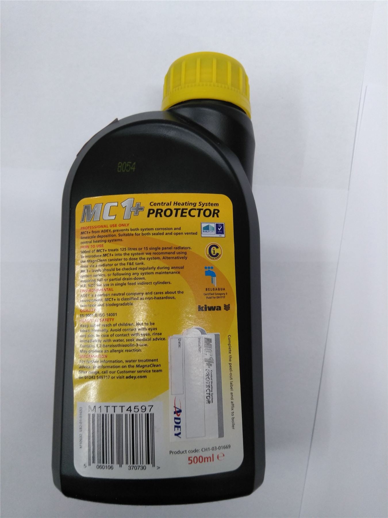 NEW ADEY MC1+ CENTRAL HEATING PROTECTOR 500ml CH1-03-01669