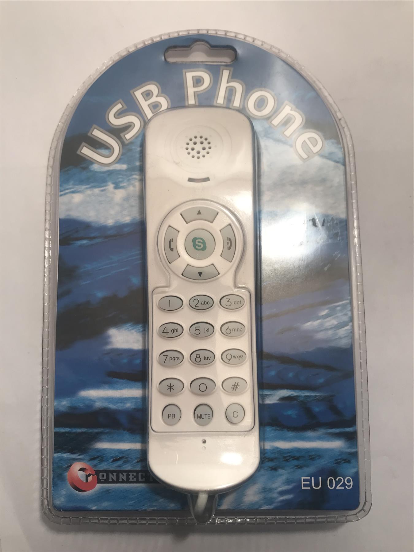 Connect-It USB Phone/Skype Handset White  EU029