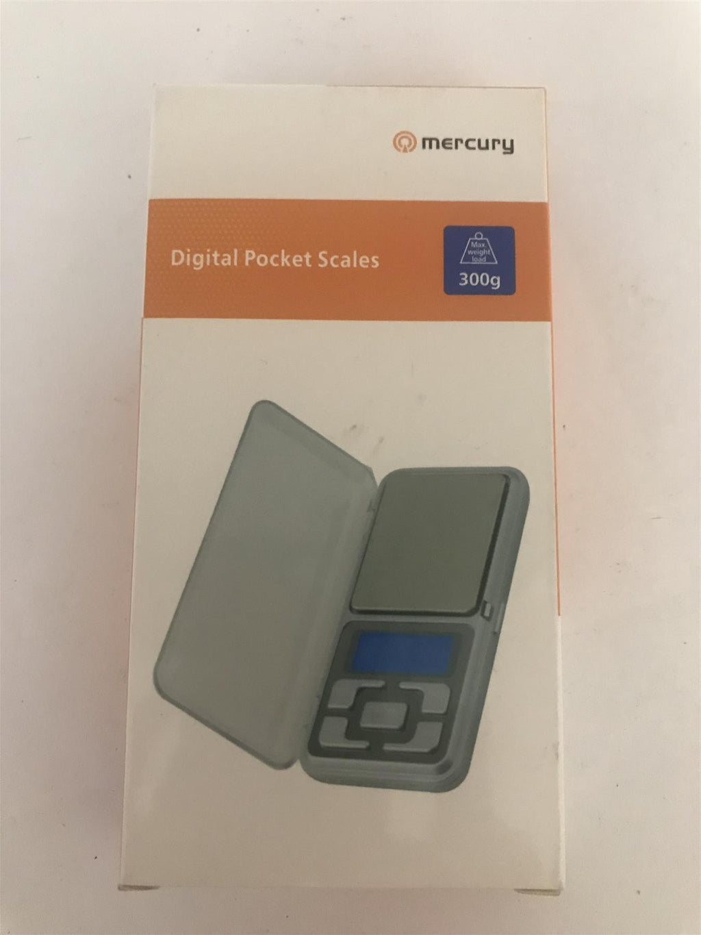 Mercury Digital Pocket Scales 300g Large Blue LCD Display   456.059UK