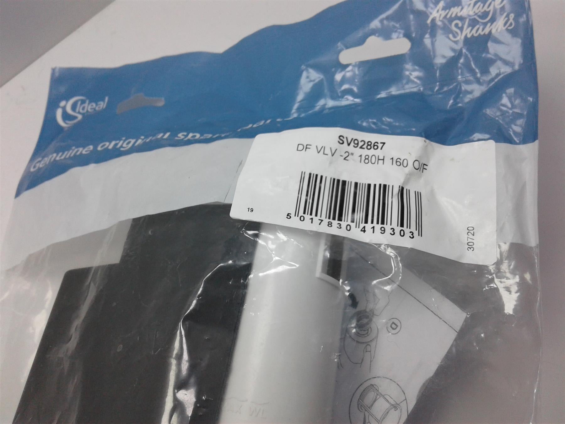 Armitage Shanks Ideal Standard Dual Flush Valve 180H O/F 270mm High SV92867