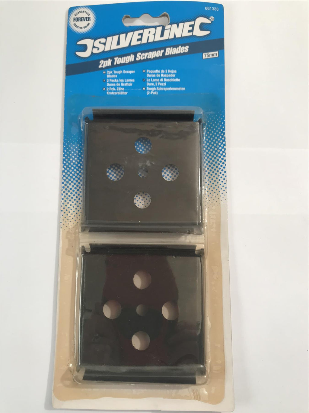 Silverline Tough Scraper Blades 2 Pack  661333