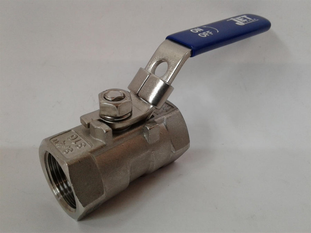 New Jet Range 2 Way Stainless Steel Ball Valve water gas 316 1000 WOG 3/4"