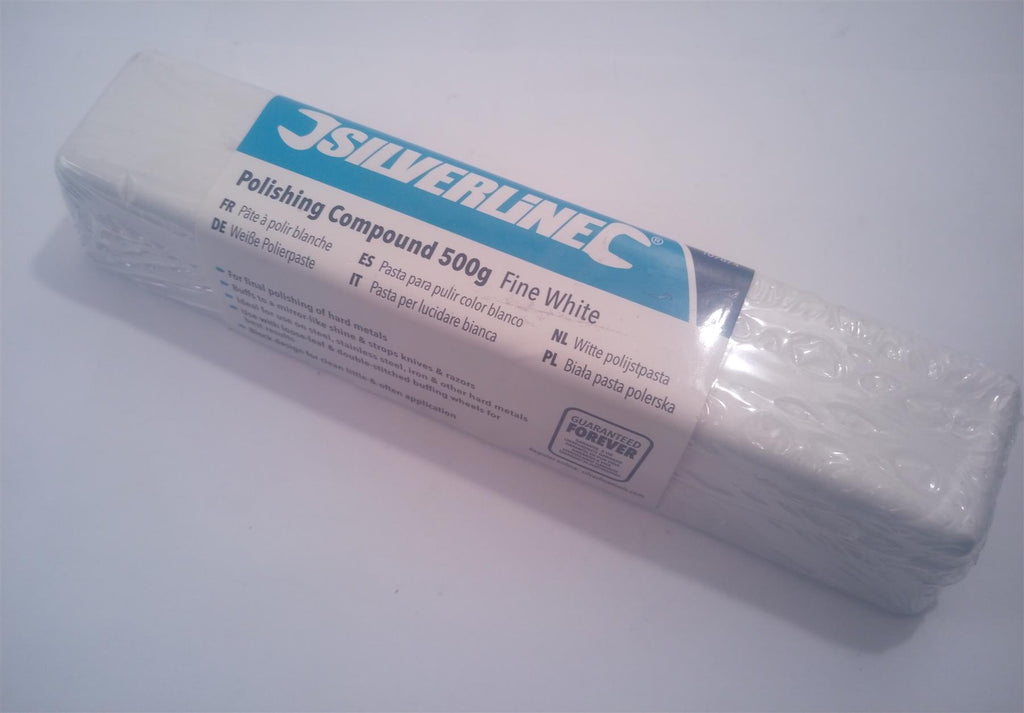 Silverline Fine White Polishing Compound 500g  107874