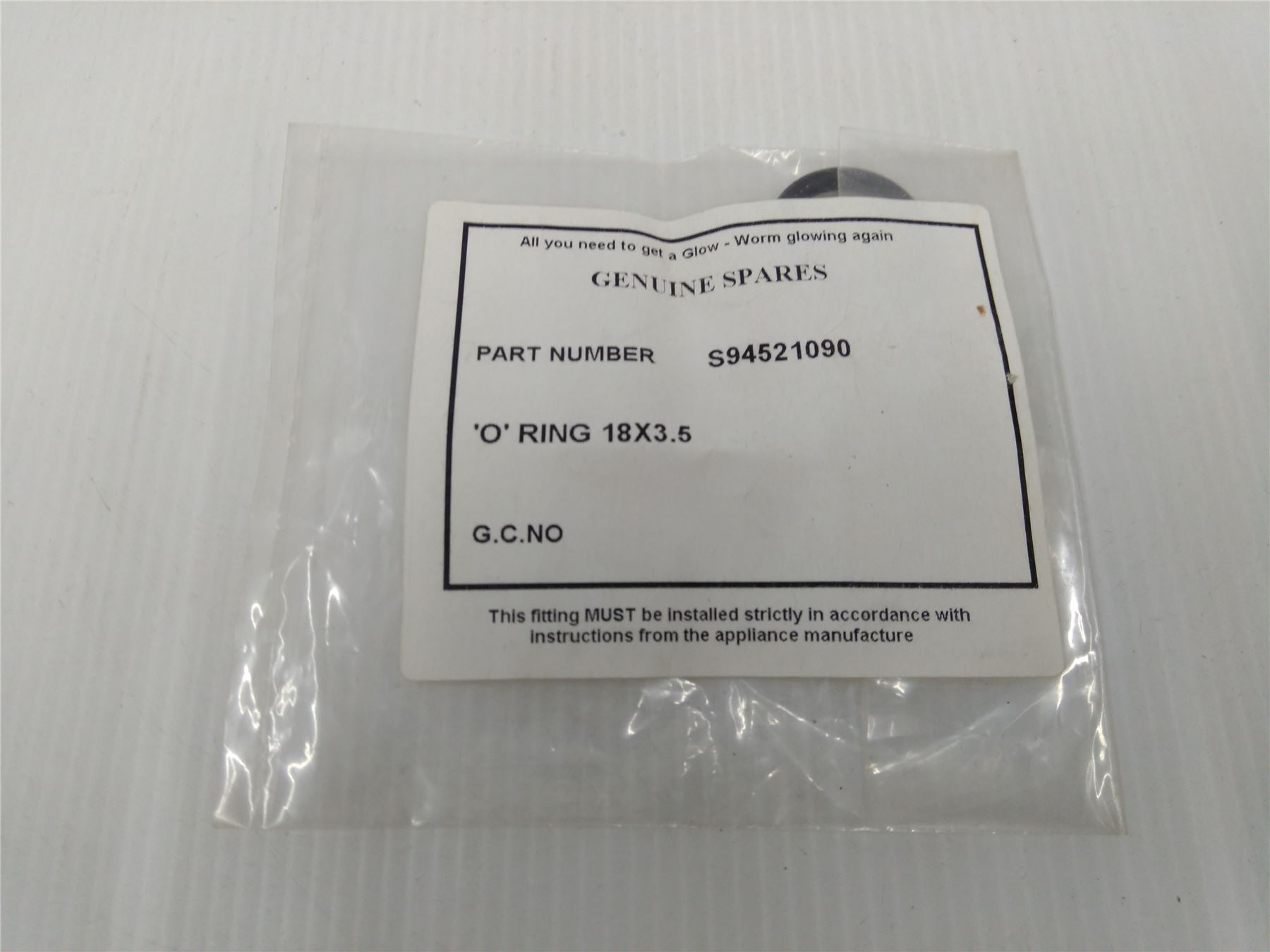 NEW JAGUAR O RING S94521090