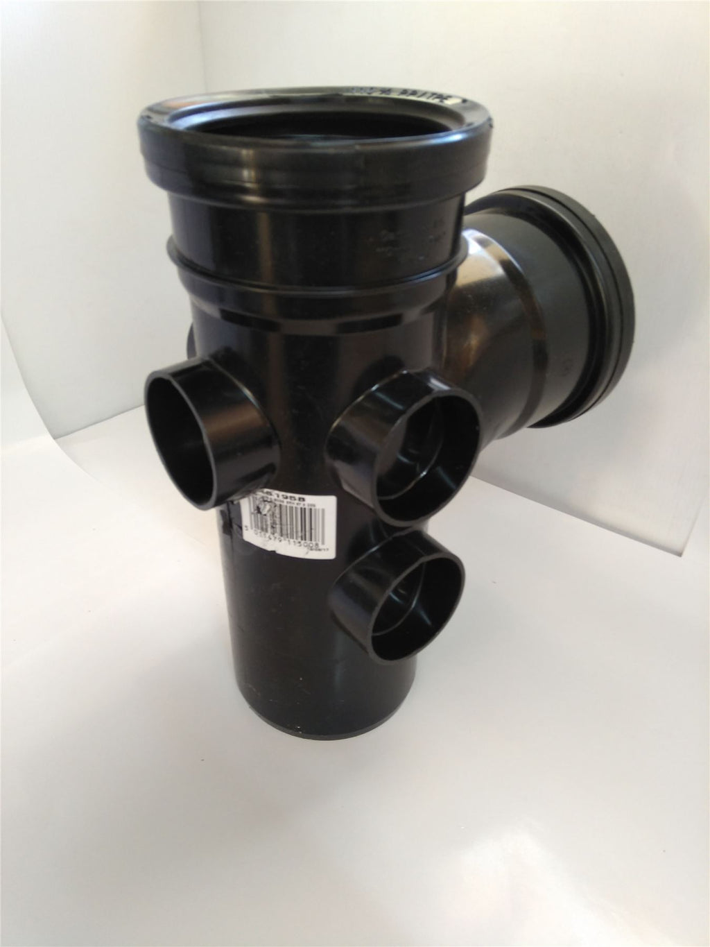 NEW OSMA 110mm SOIL 4S195 S/S 5 Boss Branch - 87.5º BLACK