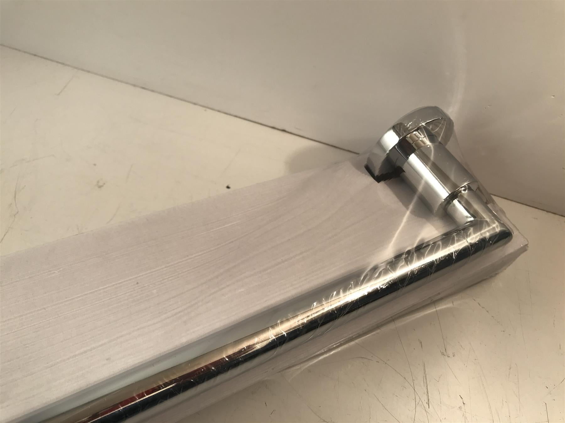 OCEAN Contemporary TOWEL RAIL Wall Mounted Bathroom Chrome 60cm