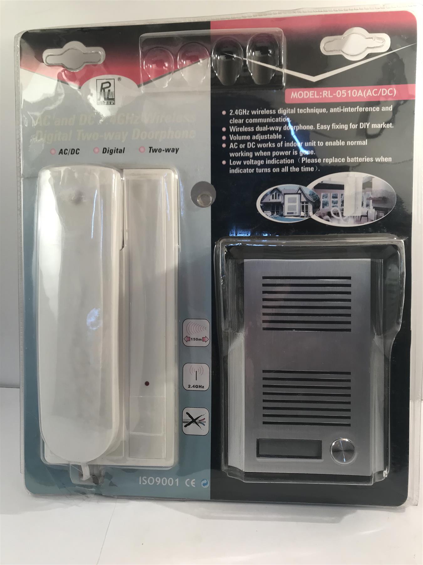 Two Way Wireless Entry Door Phone 2.4GHz RL-0510A(AC/DC)