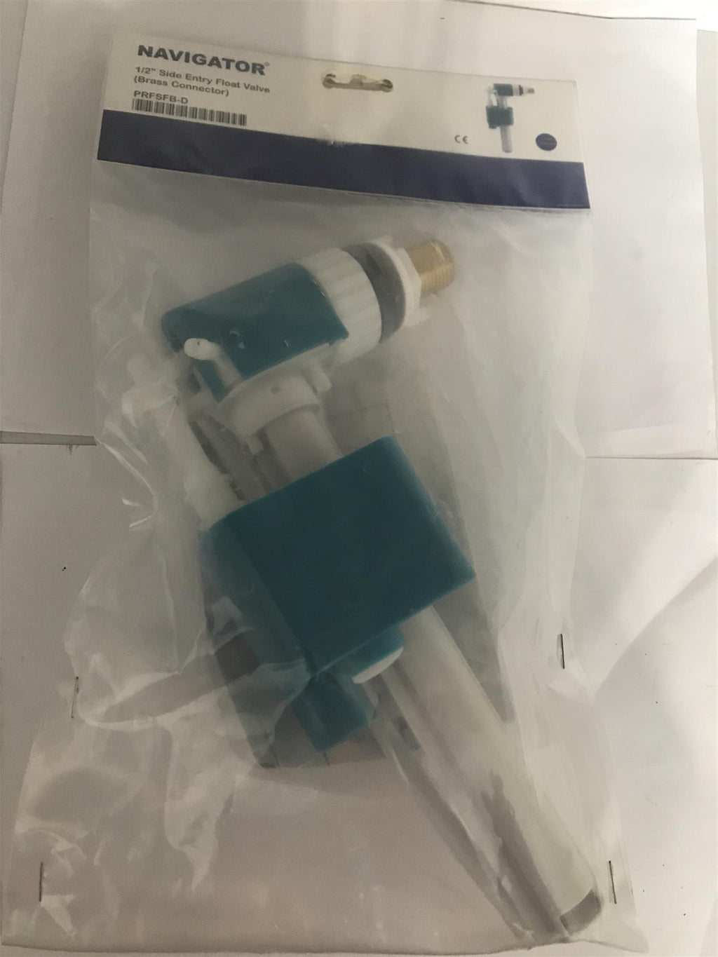 Navigator 1/2" Side Entry Float Valve (Brass Connector) PRFSFB-D