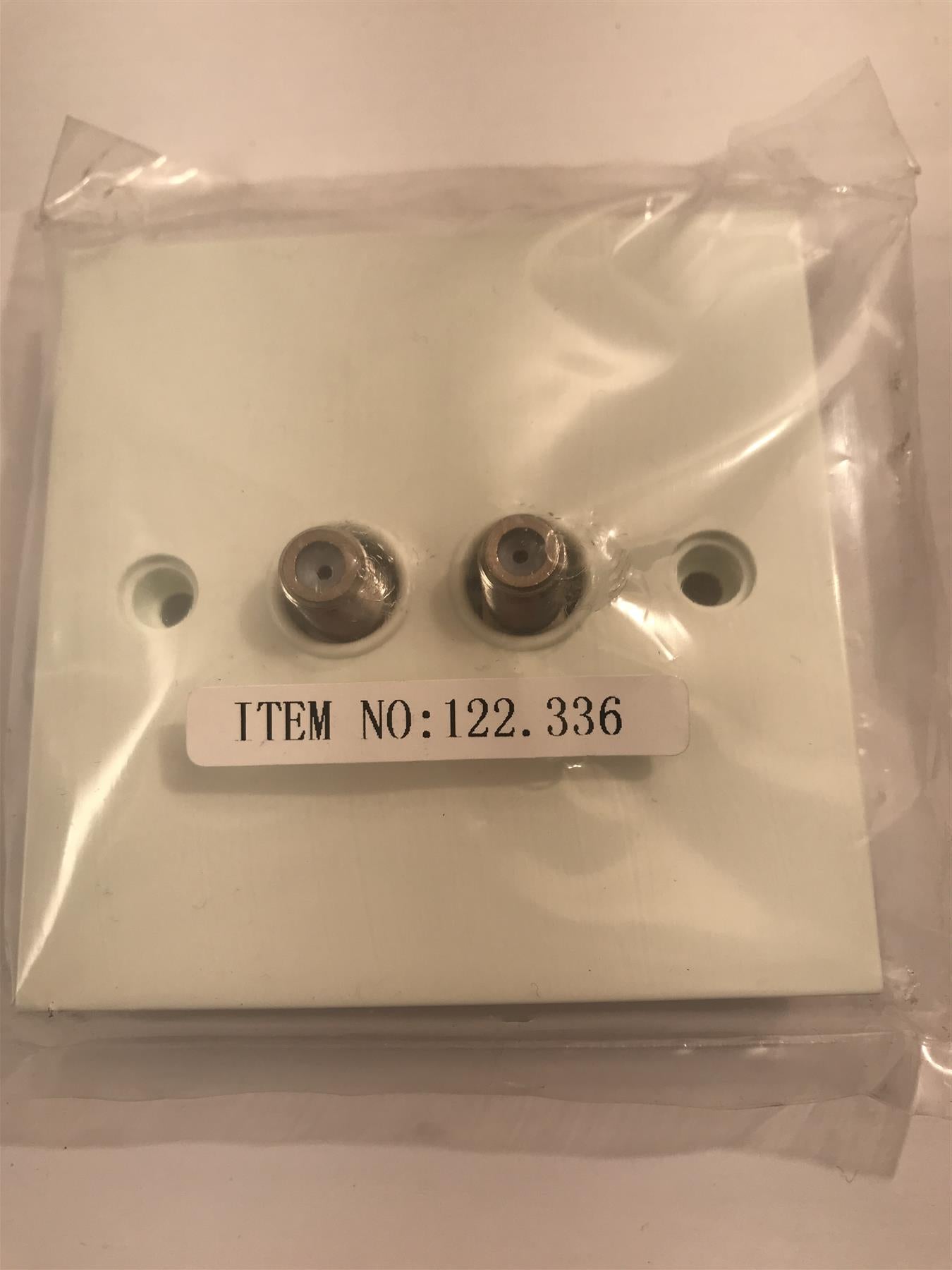 Satellite Socket 2 Gang   122.336