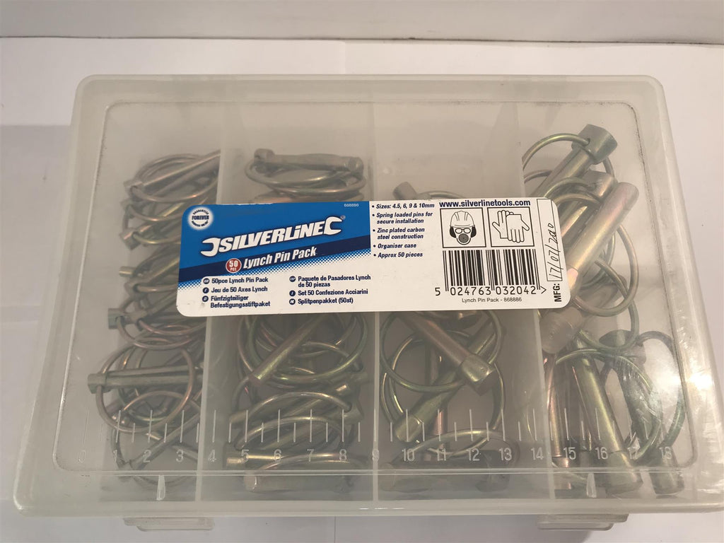 Silverline Lynch Pin Pack, 50-Piece 868886