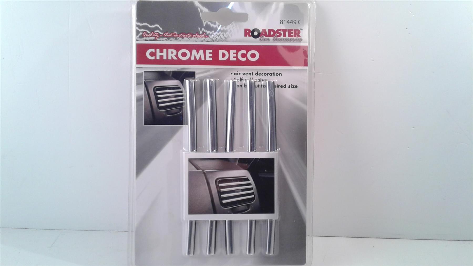 Roadster Chrome Deco Air Vent Decoration