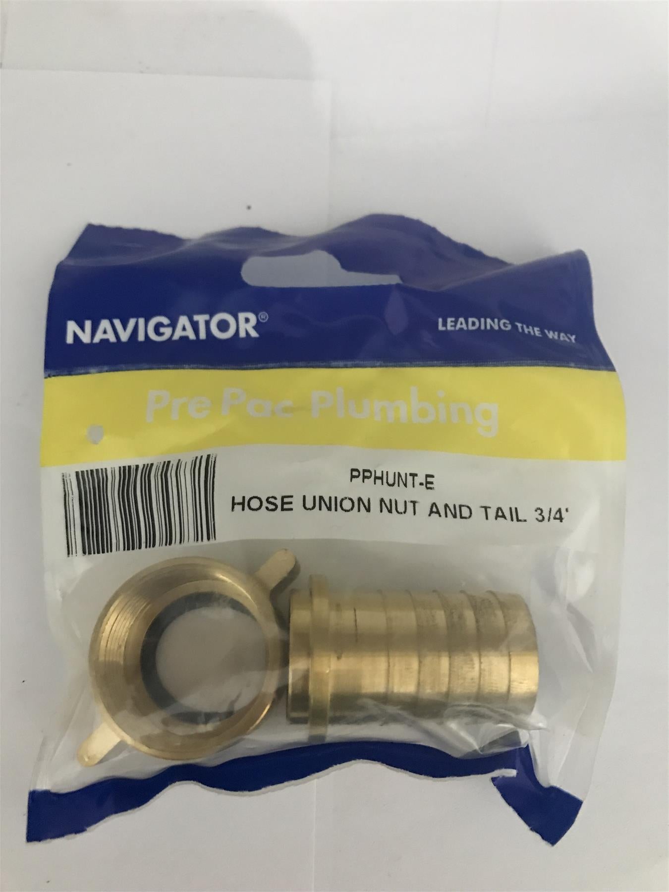 Navigator 3/4" Hose Union Nut and Tail  PPHUNT-E