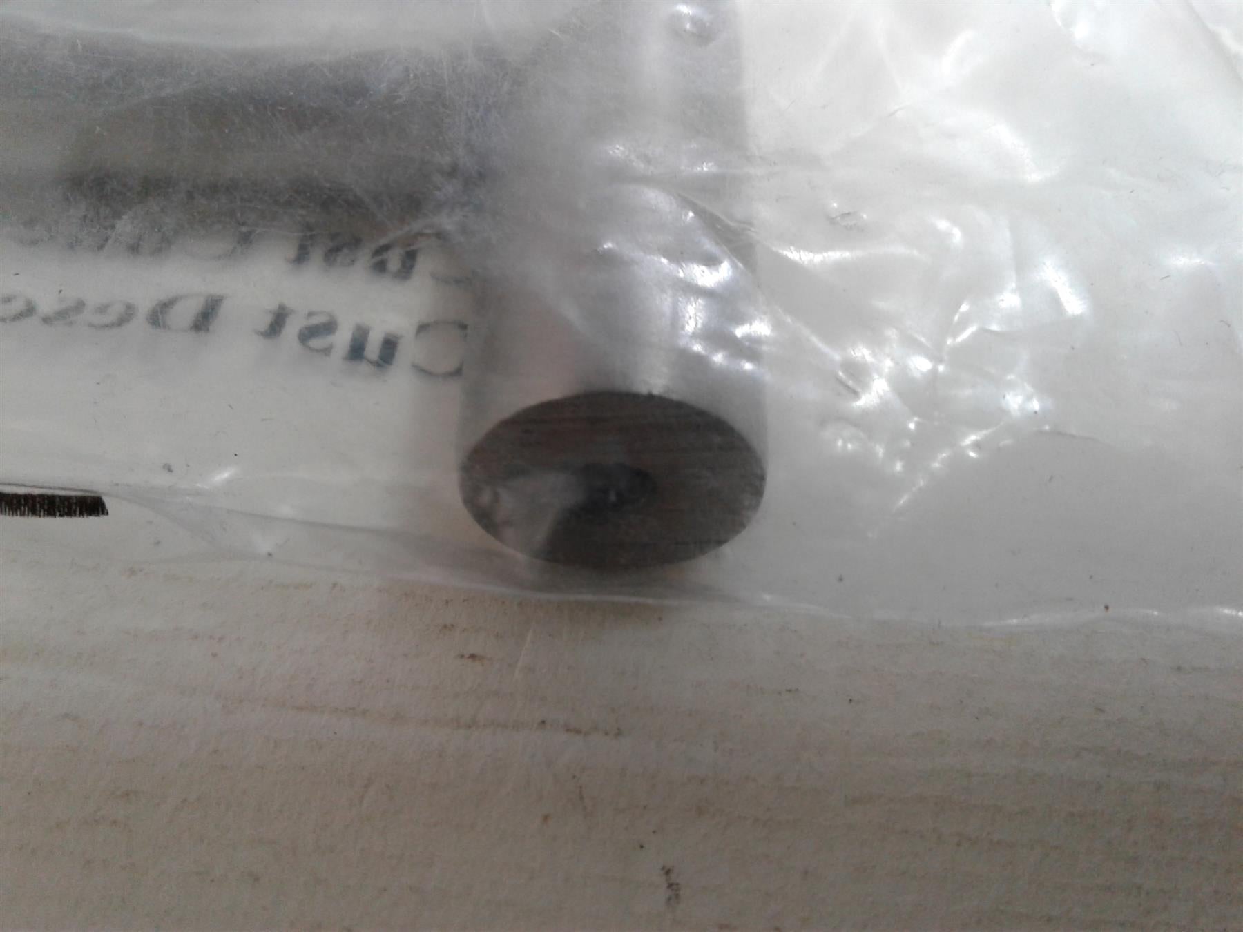 NEW ROUND D BAR HANDLE BRUSHED STEEL NICKLE KITCHEN UNIT